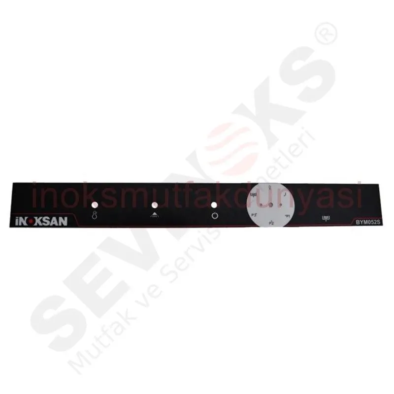 İnoksan Bulaşık Makinesi BYM052S Ekran Etiketi Panel Serigrafı