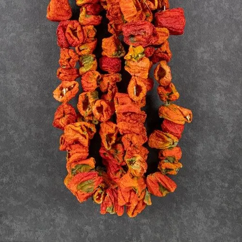 Kuru Biber Dolmalık Kırmızı Acı (45-50'lik Dizim)