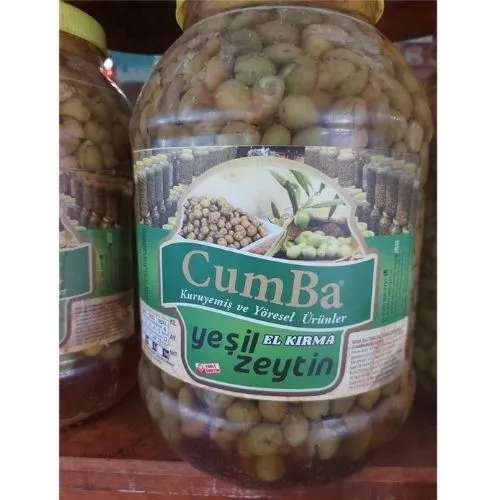 Kırma Çekirdeksiz Yeşil Zeytin (Nizip Cins 5 LT)