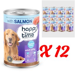 HAPPY TIME BONITO SOMON P.ET SOS YETİŞKİN KÖPEK KON 12x400GR