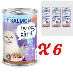 HAPPY TIME BONITO SOMON P.ET SOS YETİŞKİN KEDİ KON 6x400GR