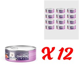 HAPPY TIME TAVUKLU EZME YAVRU KEDİ KONSERVE 12x80GR