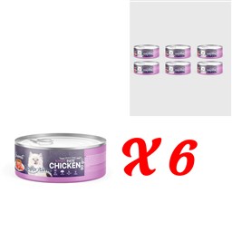HAPPY TIME TAVUKLU EZME YAVRU KEDİ KONSERVE 6x80GR
