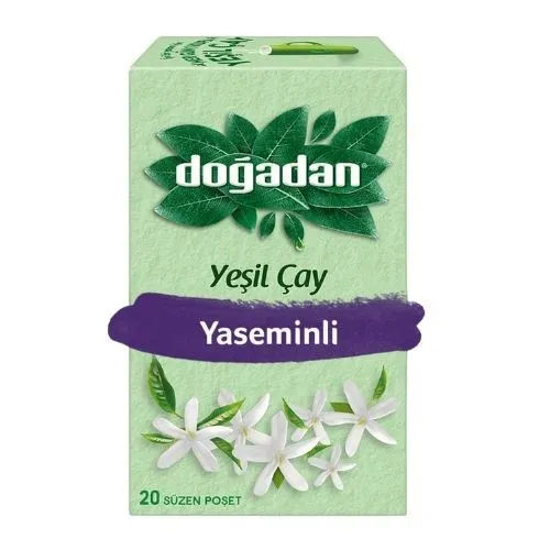 Doğadan Yaseminli Yeşil Çay 20'li Poşet