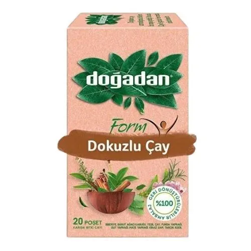 Doğadan Bitki Çayı 9 Otlu Çay 20 Adet