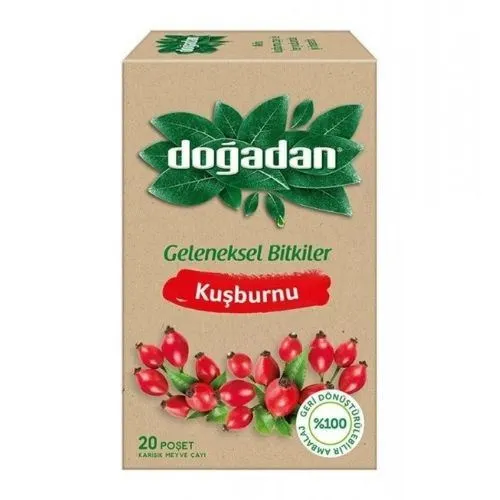 Doğadan Bitki Çayı Kuşburnu 20 Adet