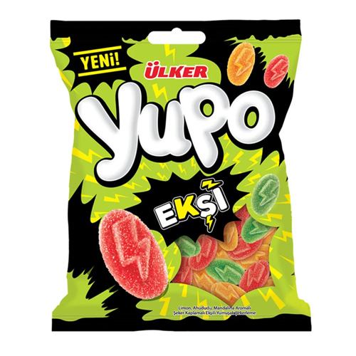 Ülker Yupo Ekşi Jelly Jelibon Şeker 64 Gr