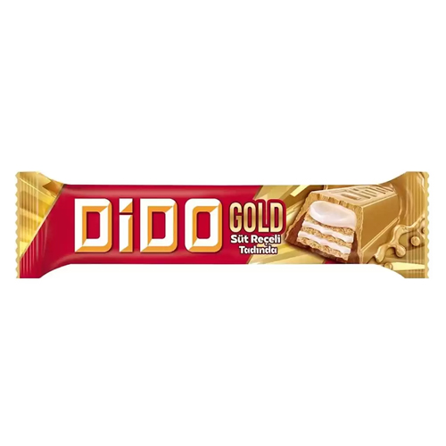 Ülker Dido Gold Süt Reçeli Aromalı Çikolata 36 Gr