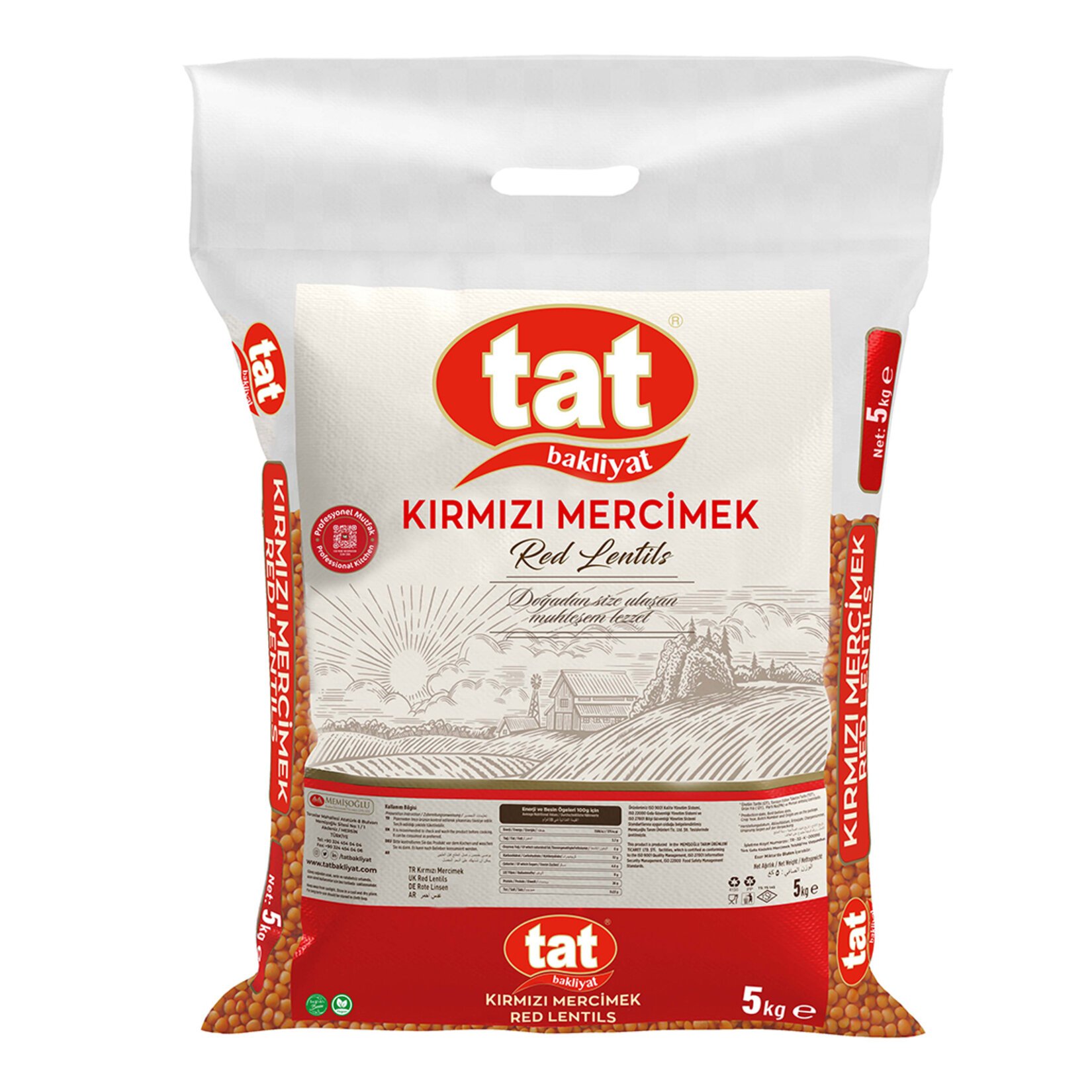 TAT KIRMIZI MERCIMEK 5KG CUVAL