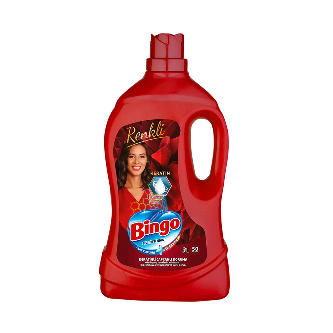 BINGO  SIVI DETERJAN 3LT RENKLI