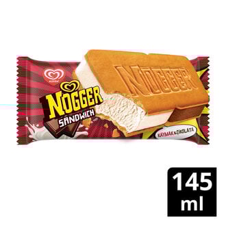 ALGIDA NOGGER SANDWICH KAYMAK 145ML