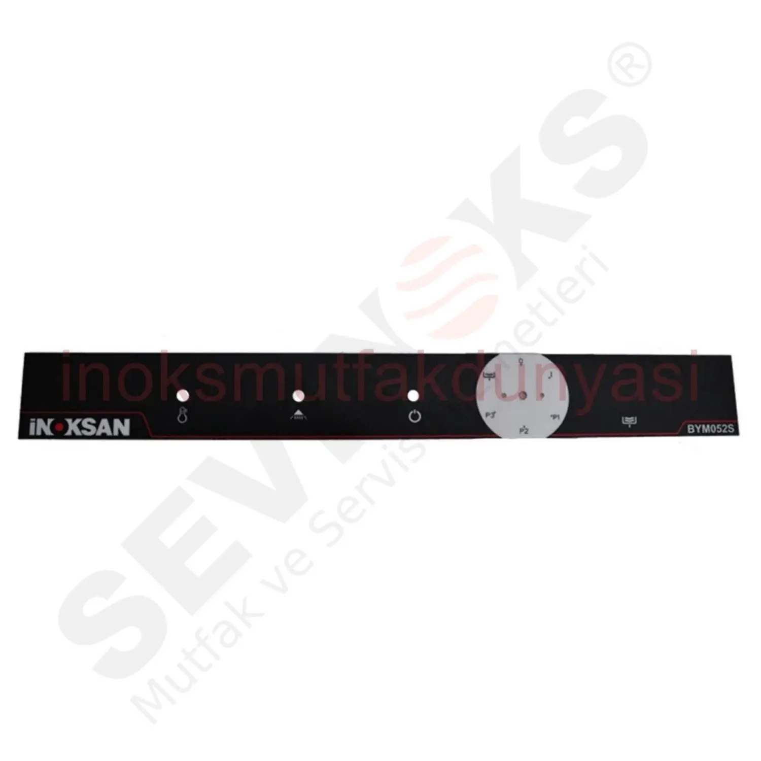 İnoksan Bulaşık Makinesi BYM052S Ekran Etiketi Panel Serigrafı