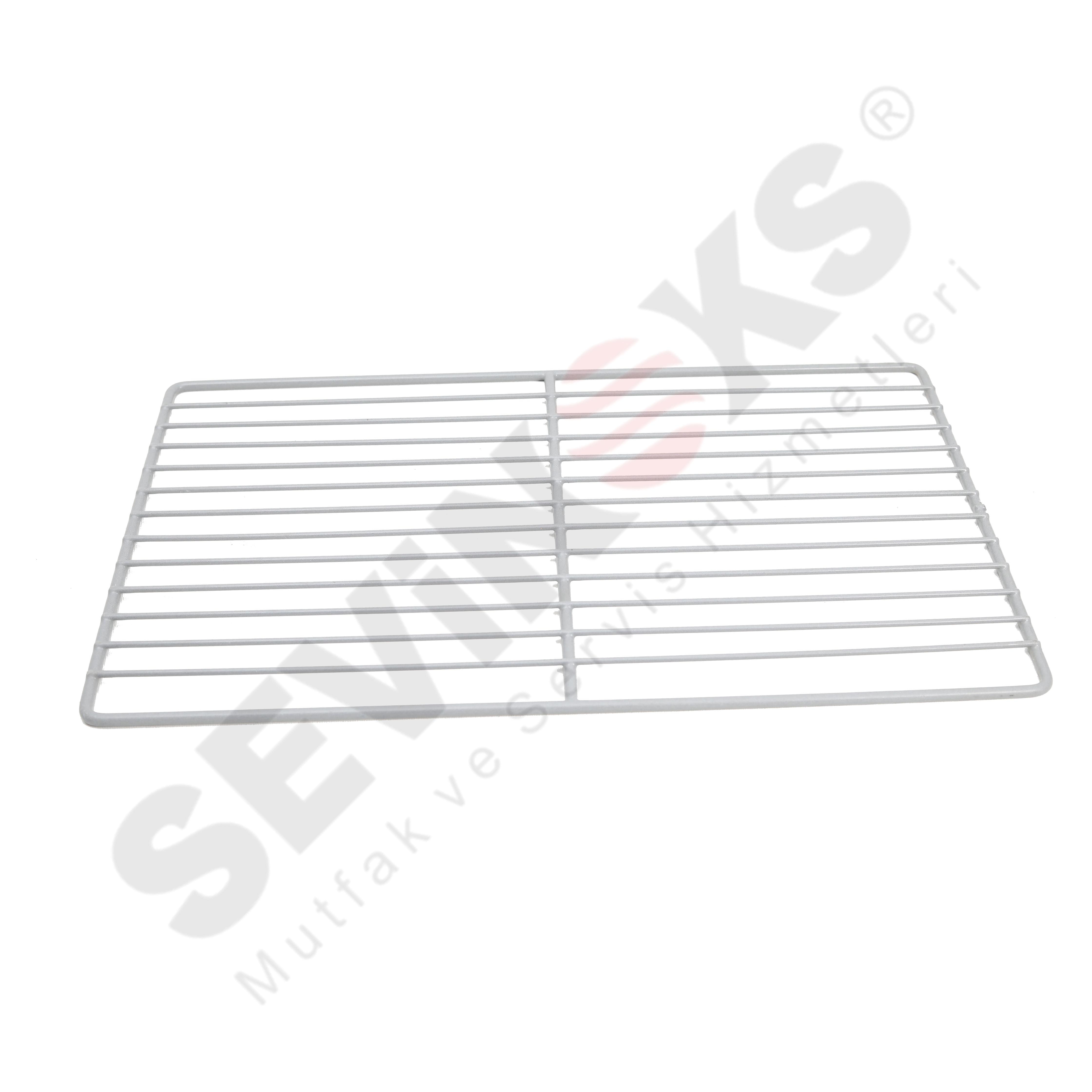 RAF IZGARASI, GRİ PVC KAPLI, 460x325mm
