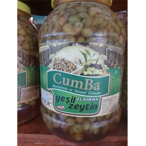 Kırma Çekirdeksiz Yeşil Zeytin (Nizip Cins 5 LT)