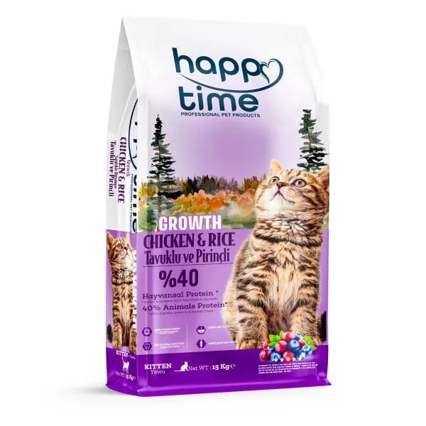 HAPPY TIME KITTEN CAT FOOD CHICKEN 15 KG