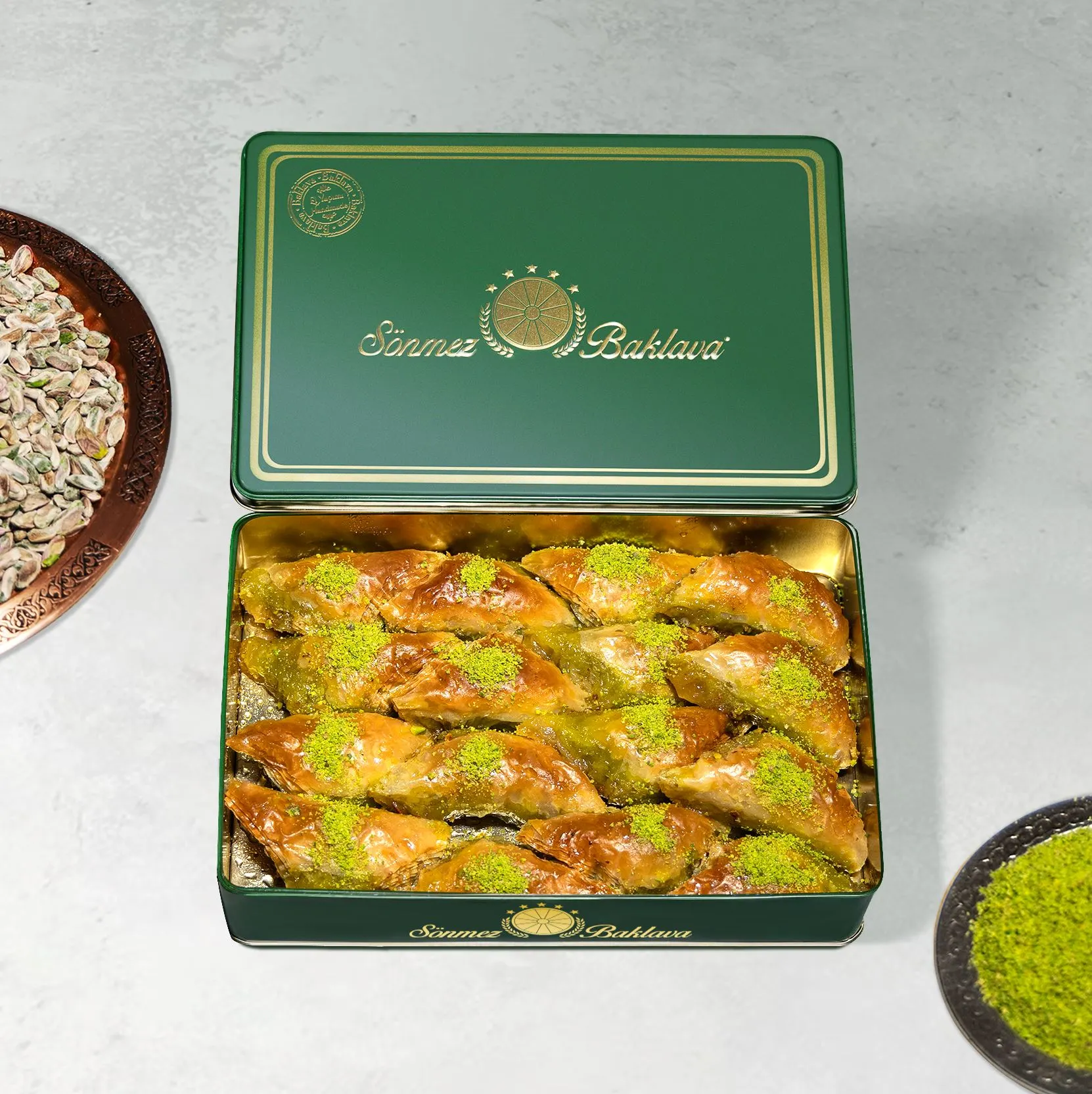 Sobiyet Baklava mit Pistazien (0,5 Kg)