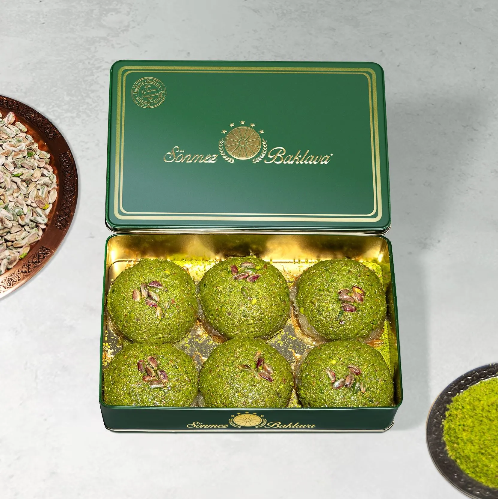 Atom Baklava mit Pistazien  (0,5 Kg)