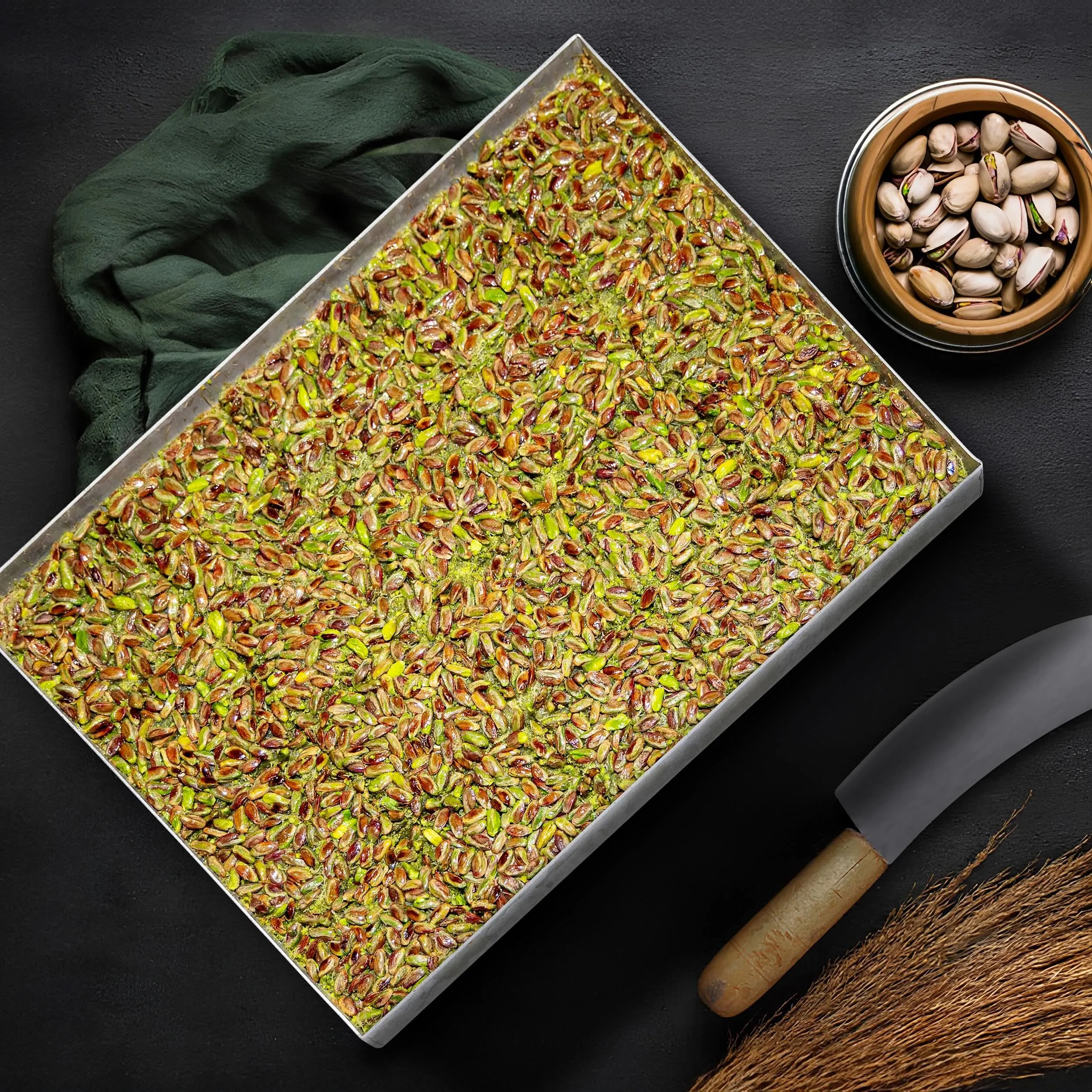 Ballı Kadayif mit Pistazien (0,5 Kg)