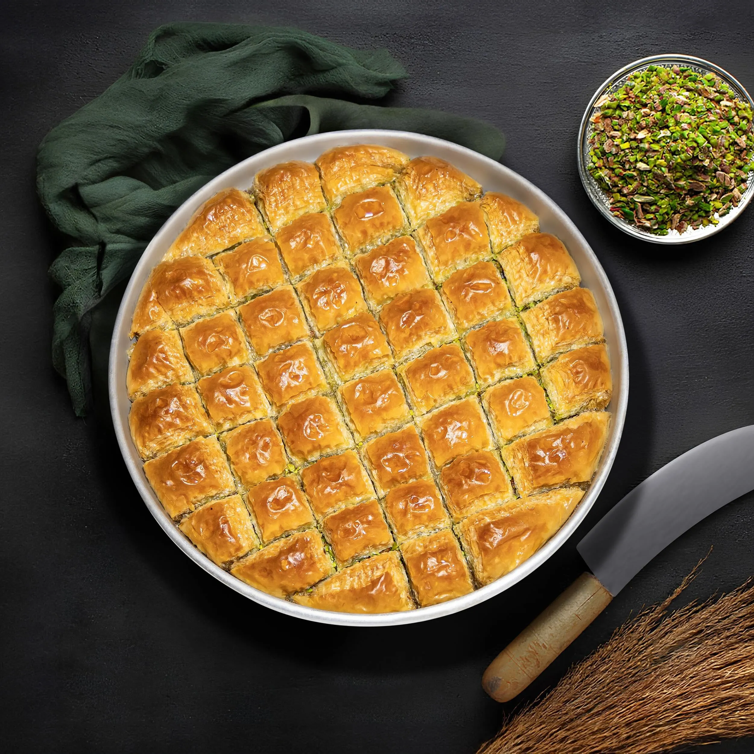 Baklava mit Pistazien (0,5 Kg)