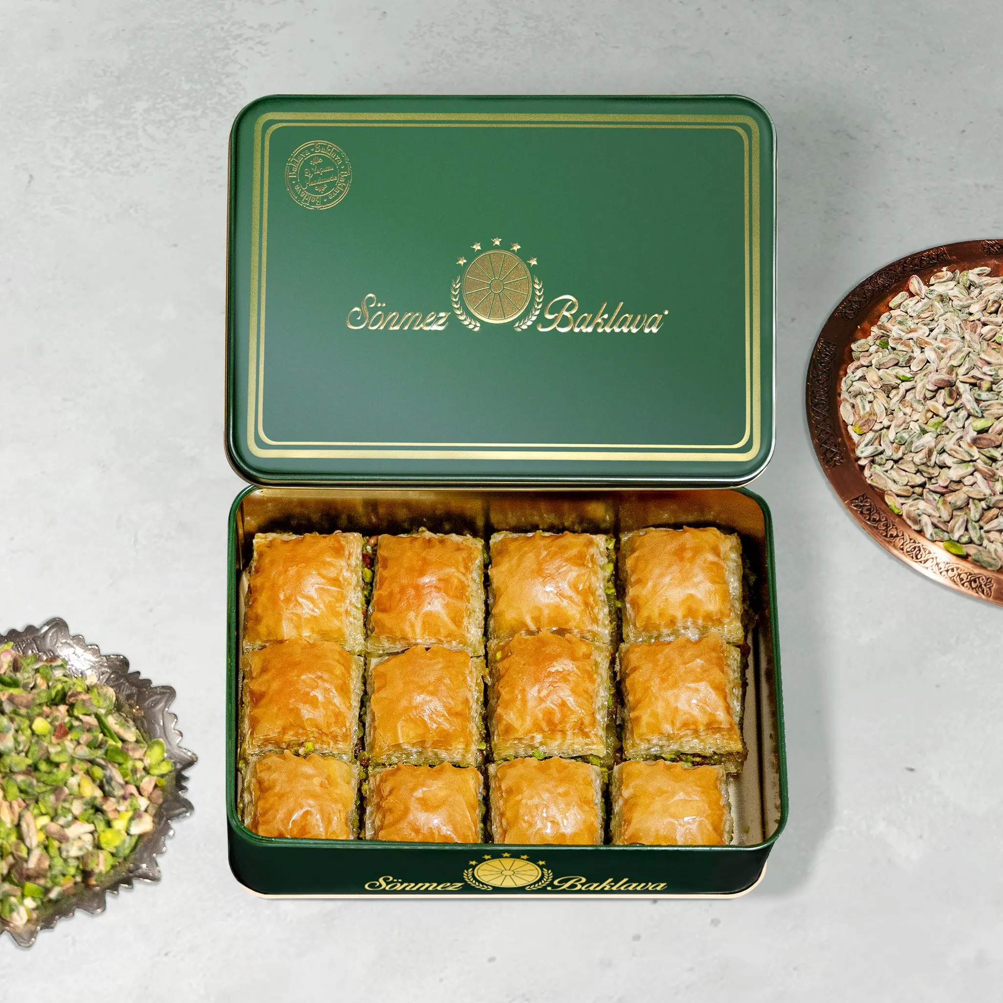 Baklava mit Pistazien (0,5 Kg)