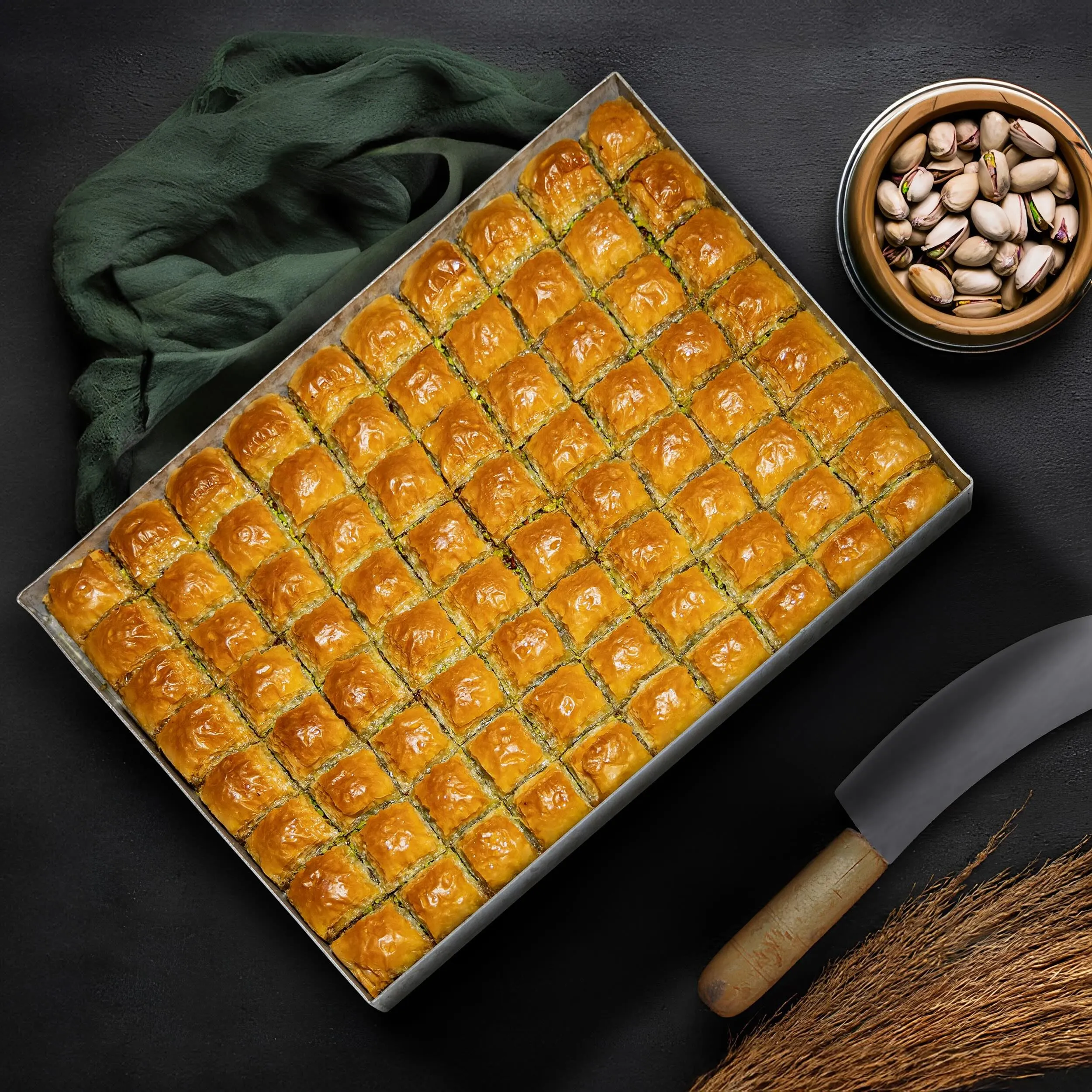 Baklava mit Pistazien (0,5 Kg)