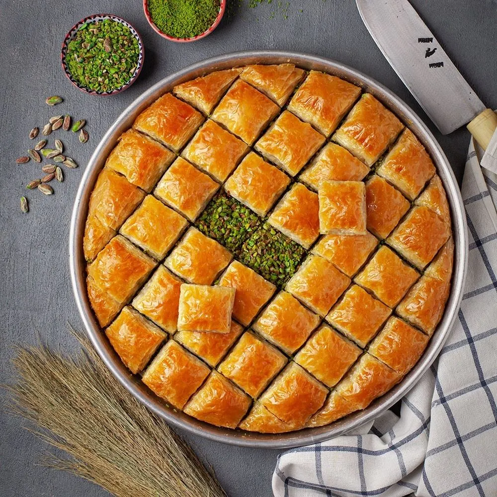 Pistazien Baklava Mit Wenig Zucker (0,5 Kg)