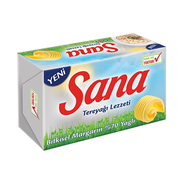 SANA MARGARIN TEREYAGI LEZZETI  PK.250GR