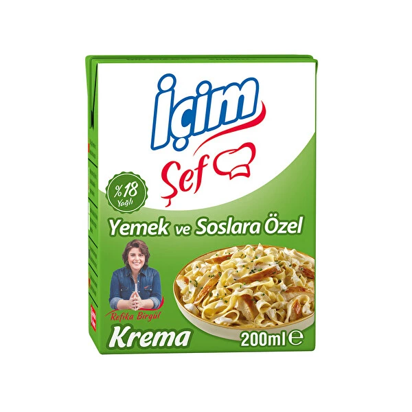 ICIM SEF KREMA 200ML YEMEK VE SOSLARA OZEL