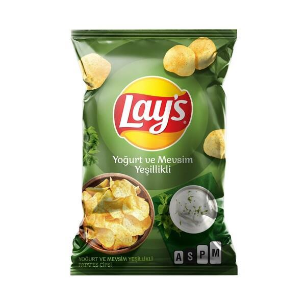 LAYS  PARTI BOY YOGURT VE MEVSIM YESI.155GR