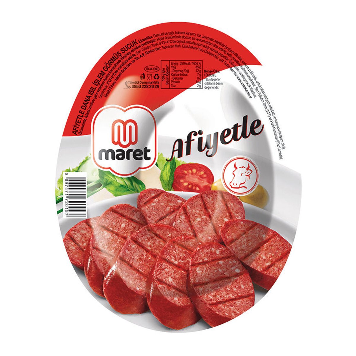 MARET AFIYETLE DANA KANGAL SUCUK 200GR