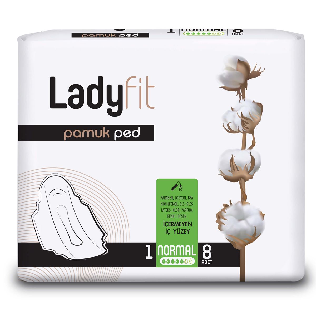 BABY TURCO LADYFIT PAMUK PED SUPER NOR.24LU
