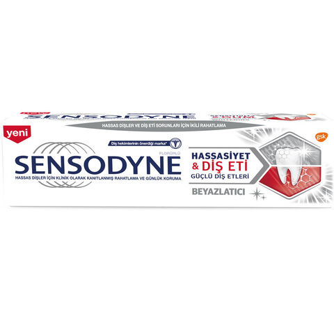 SENSODYNE D.MACUNU 75ML HASSASIYET DIS ETI BEYAZ.