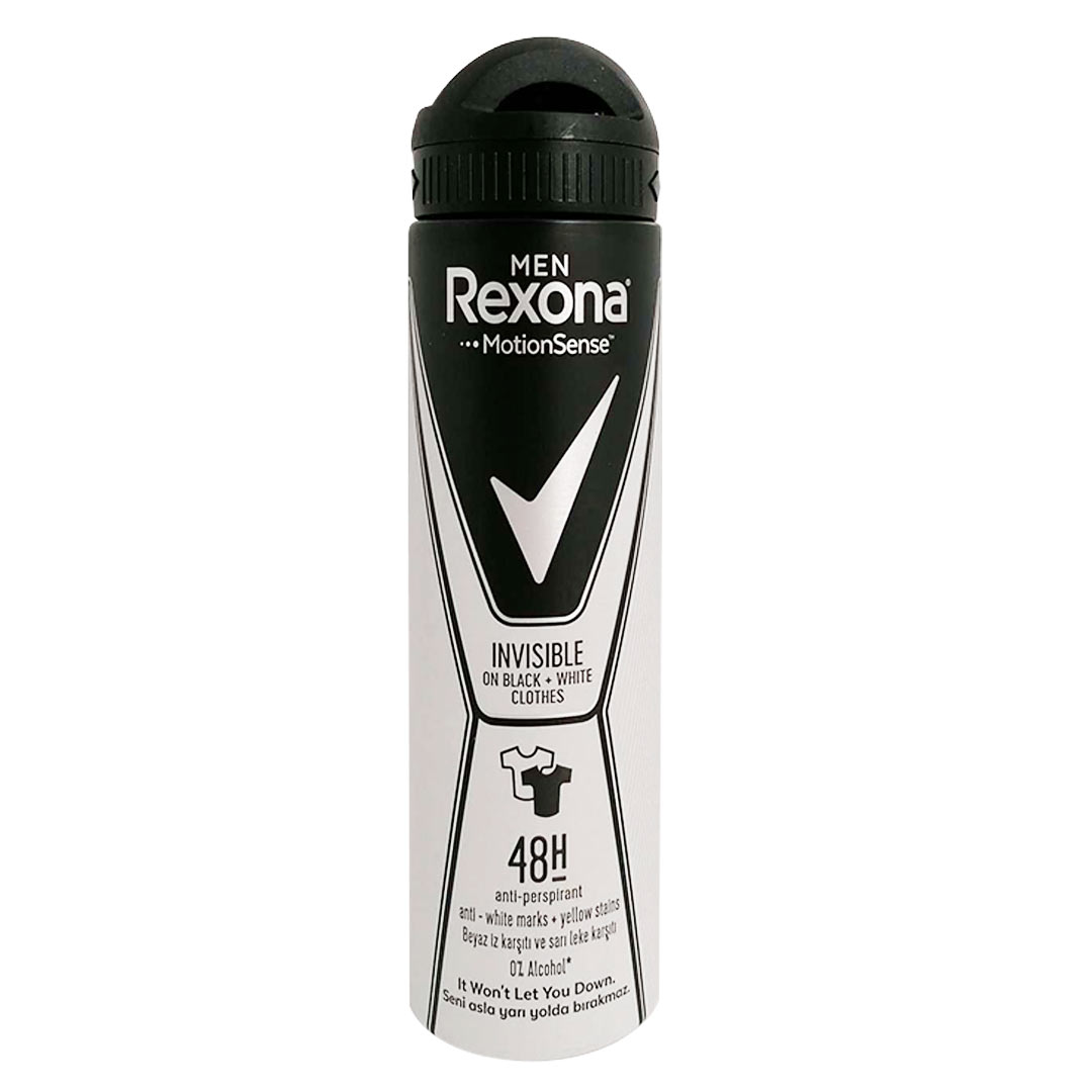 REXONA DEO MEN INVISIBLE BLACK WHITE 150ML