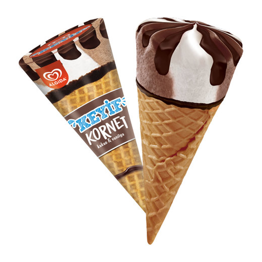 ALGIDA CORNETTO KEYIF CHOC-VAN 110ML