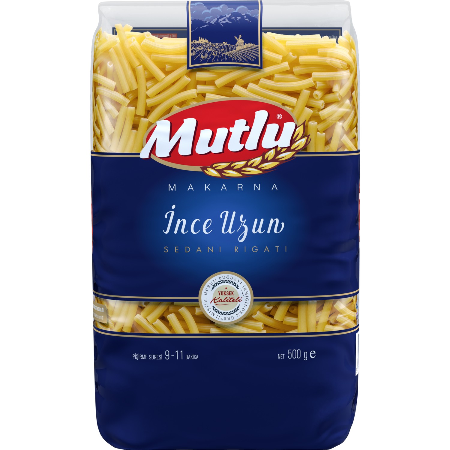 MUTLU MAKARNA INCE UZUN 500GR