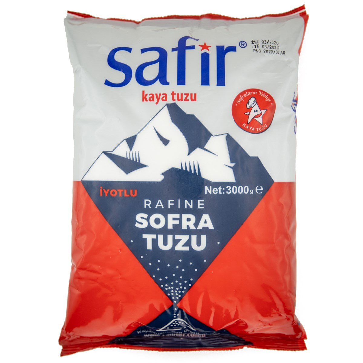 SAFIR IYOTLU KAYA TUZU 3000GR