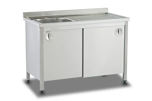 İnoksan E1D120R Tek Küvetli Tezgah Dolaplı (1200x700x850)