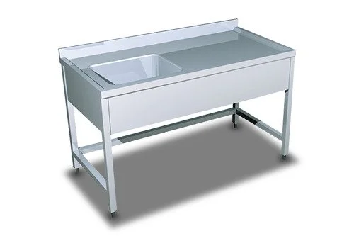 İnoksan ED1120 Derin Tek Küvetli Tezgah 51x96x38 Küvet (1200x700x850)
