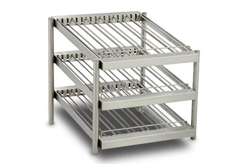 İnoksan KRB063 Bardak Rafı 3 Sıra (600x600x570)
