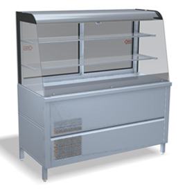 Teşhir buzdolabı, önü açık, 3 raflı (1200x700x1600