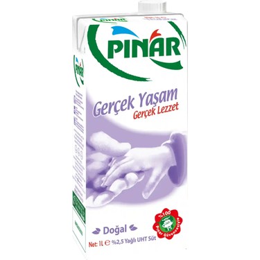 Pınar %2.5 Yağlı Ltlik Süt 1 Lt