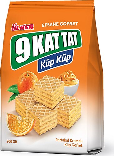 Ülker 9 Kat Tat Küp Küp Portakallı 200 Gr