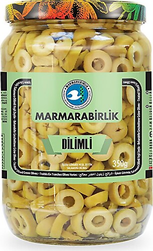MB Dilimli Yeşil Zeytin 350 Gr