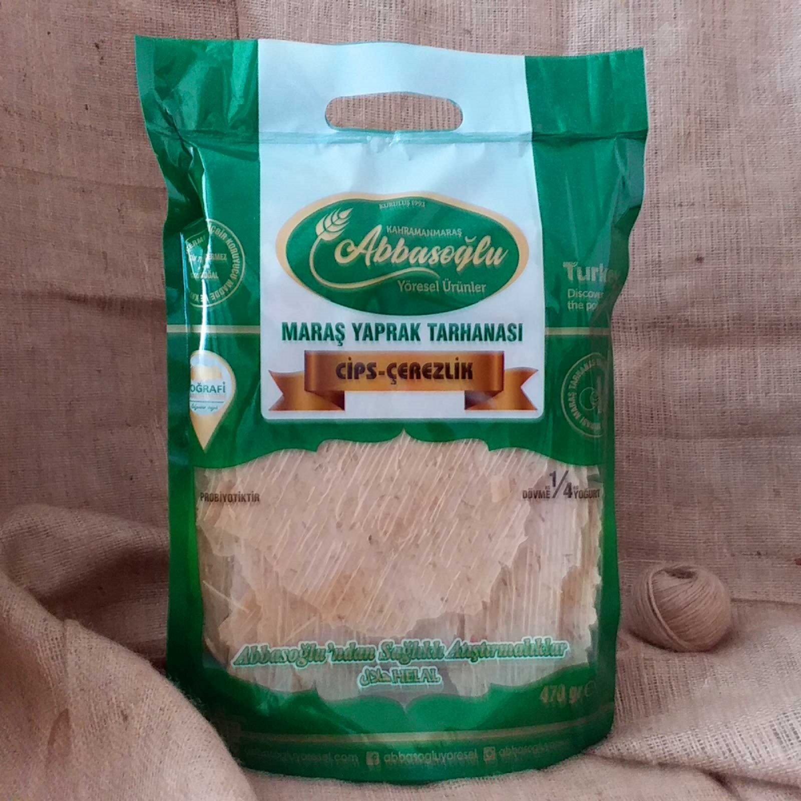 ABBASOĞLU CİPS TRAHANA YEŞİL 470 GR