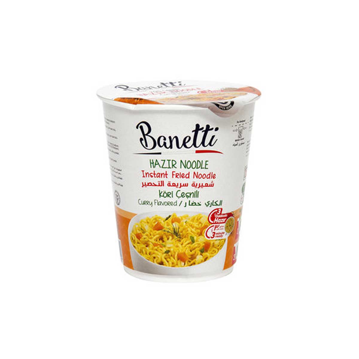 Banetti Köri Çeşnili Noodle 65 Gr