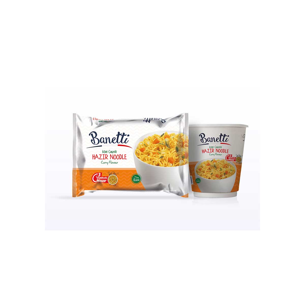 Banetti Köri Çeşnili Noodle 75 Gr