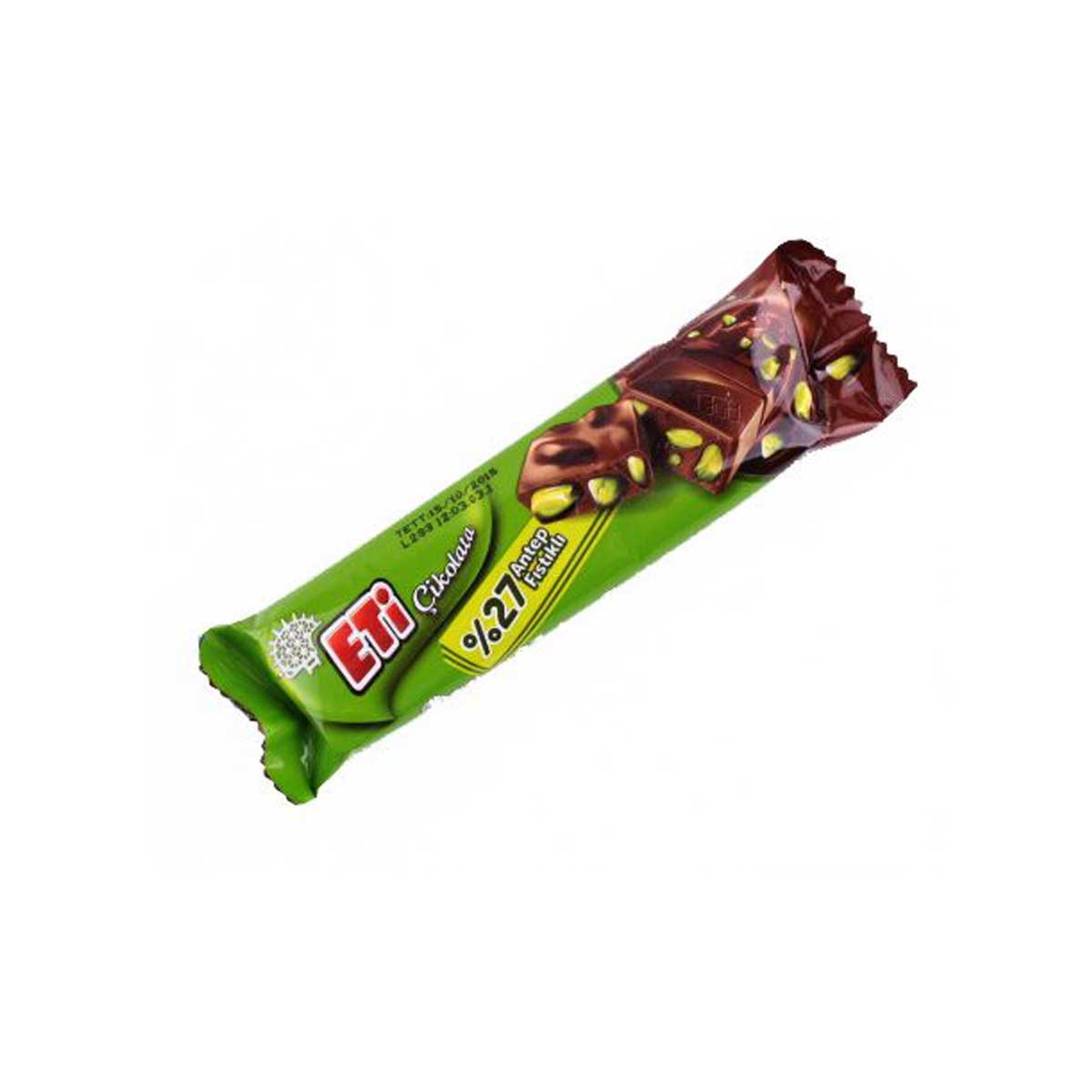 Eti İçi Bol Antep Fıstıklı Sütlü Çikolata 30 Gr