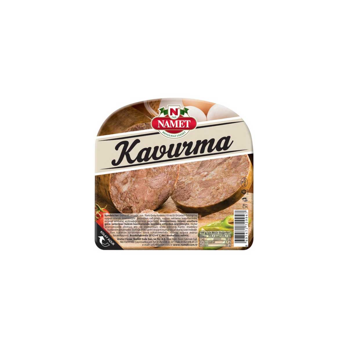 NAMET DANA  KAVURMA 80GR