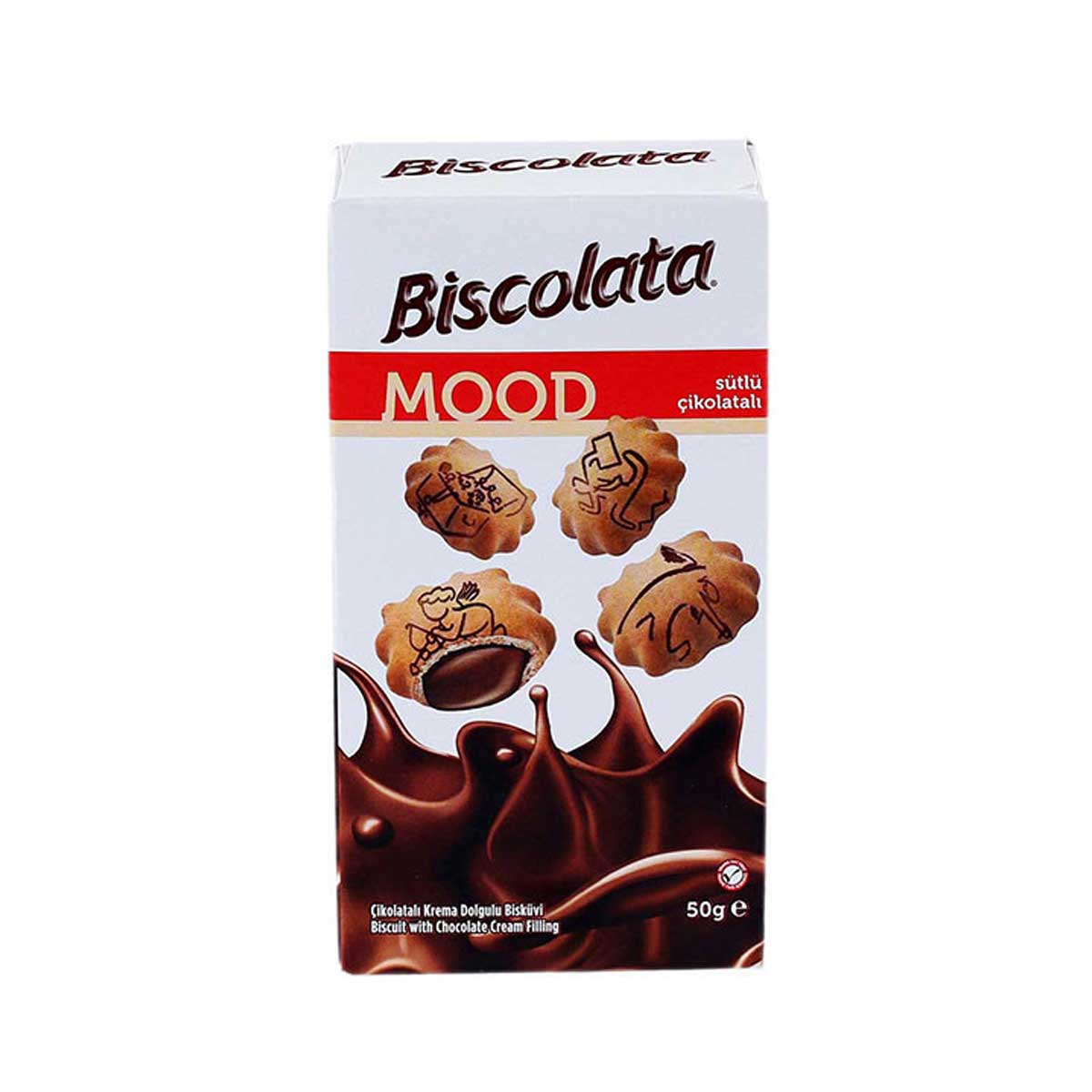 Şölen Biscolata Mood Sütlü Çikolata Dolgulu Atıştırmalık 40 Gr