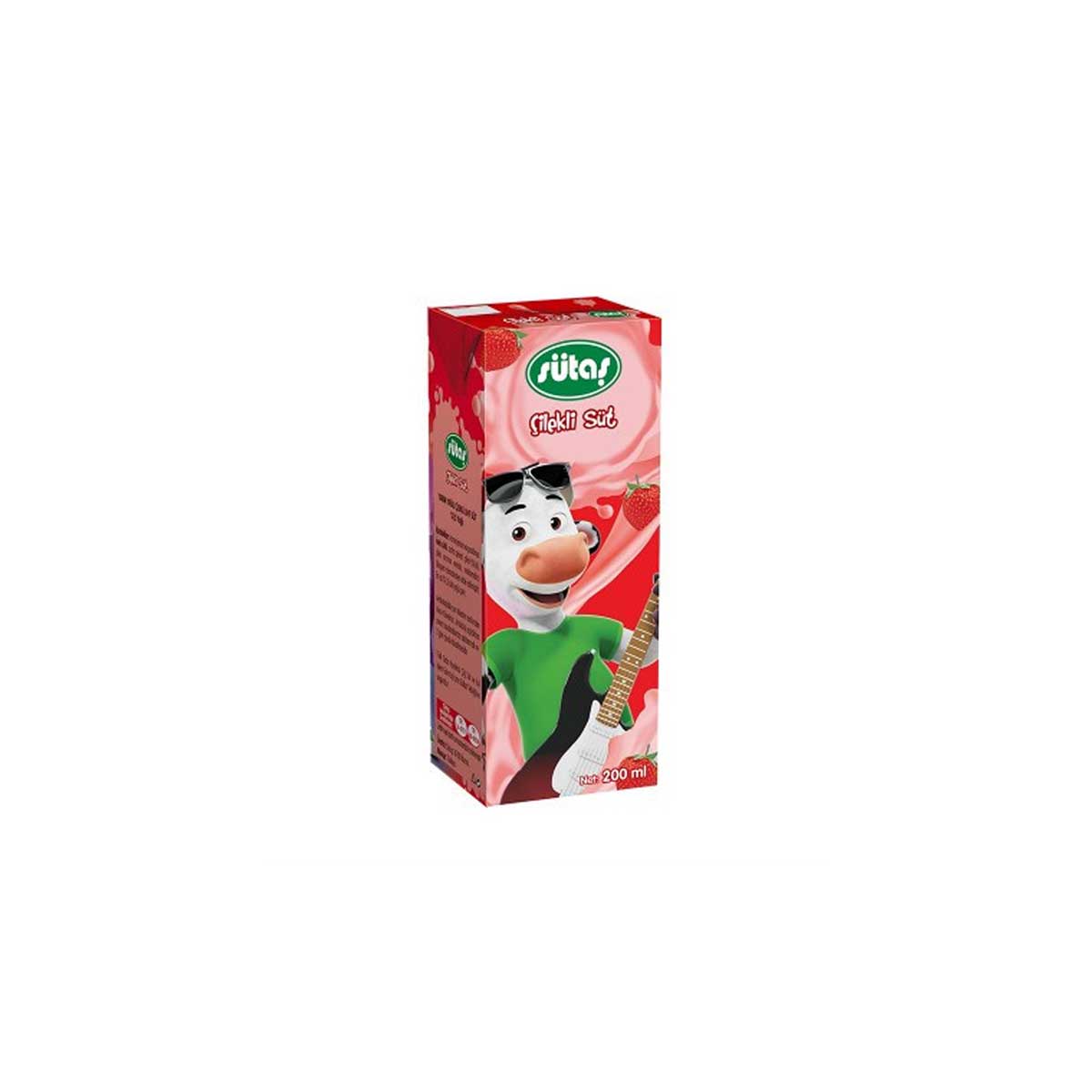 Sütaş Çilekli Süt 180 Ml